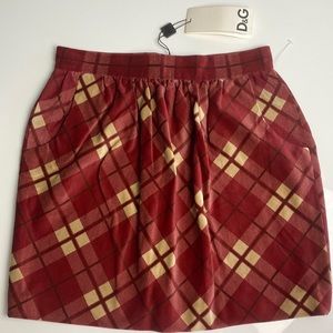 D&G Dolce & Gabbana High Waisted Skirt New
